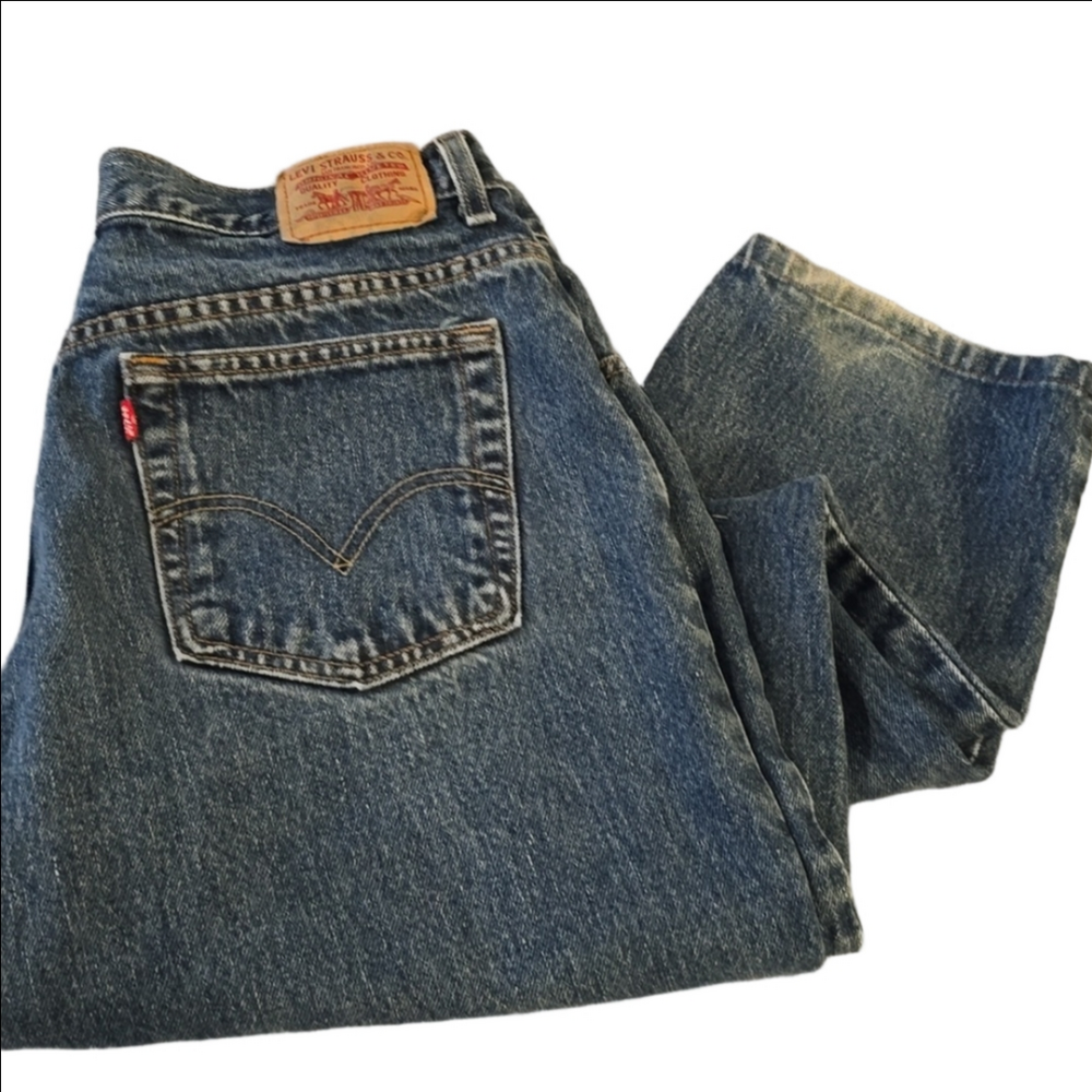 Levis 550 Relaxed Tapered Leg Women's Sz 16 M Vtg 2000's